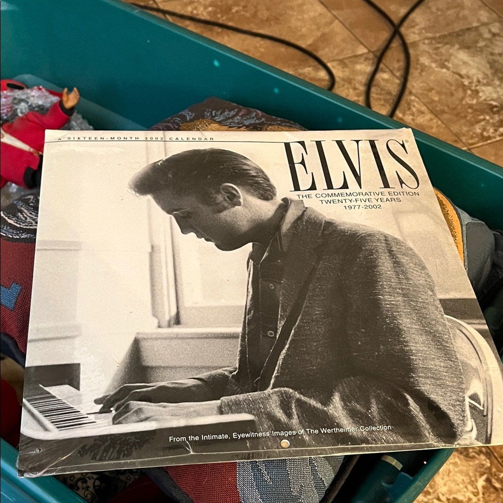 Elvis Presley Black and White Calendar